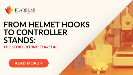 From Helmet Hooks to Controller Stands – The Story of Flarelab 3D Creations