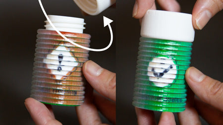 Color-Changing 3D Prints: How Lenticular Layers Make an Object Shift Hue