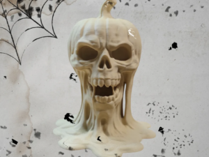 Print a Melting Pumpkin Skull: A Beginner's Guide to Spooky 3D Sculptures