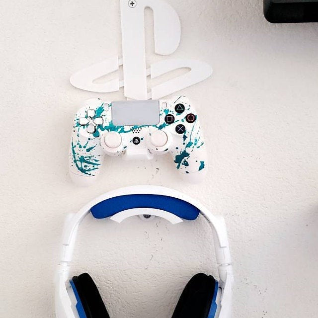 PS4 Logo Controller holder Wall Mount / Playstation 4 Sony Controller Holder