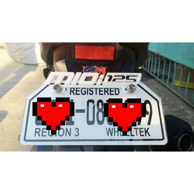 Mio 125 / NMAX 2020 Plate Emblem Compatible with Mio and NMAX