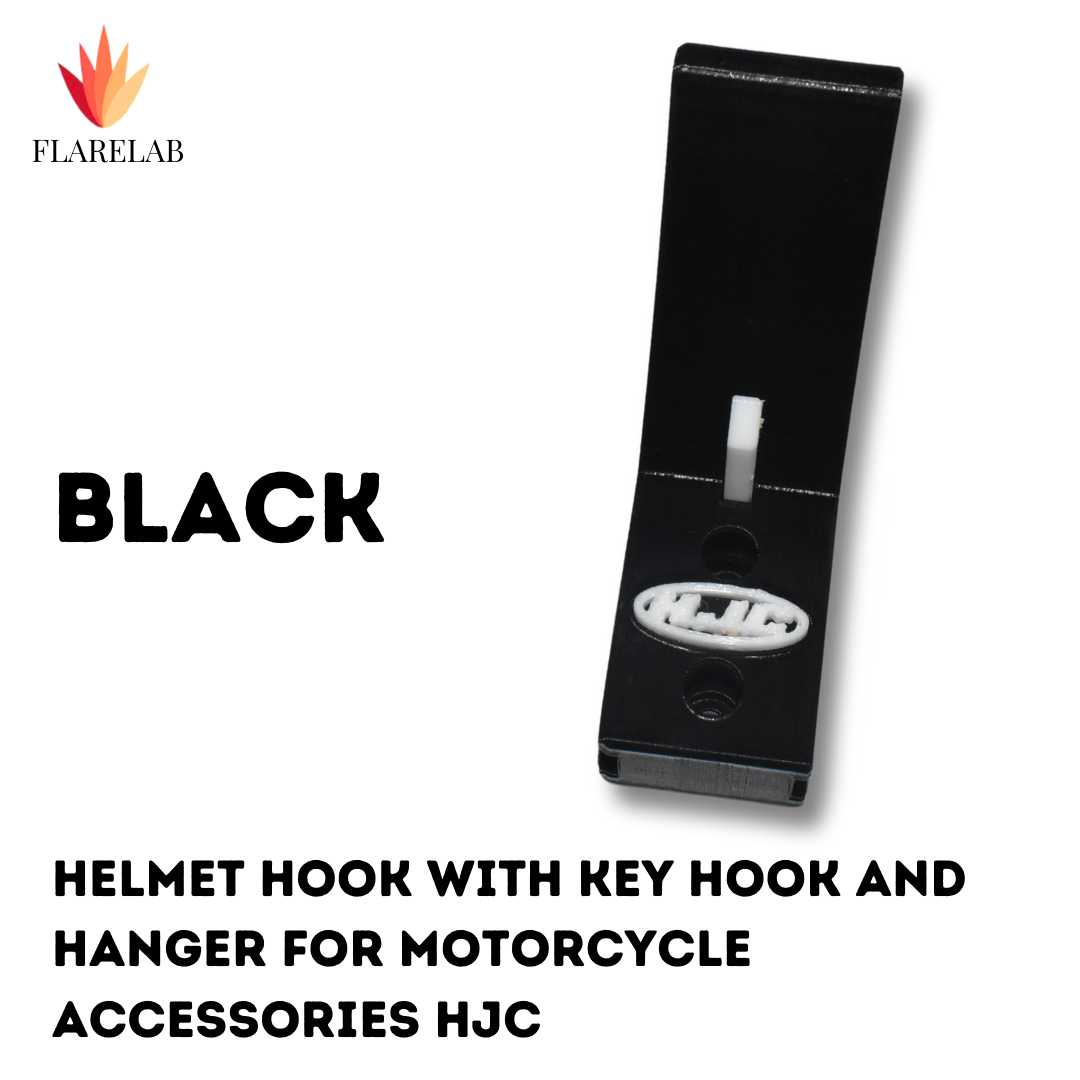 HJC Helmet Holder / Helmet Hook with Key Hook and Hanger for Motorcycle Accessories HJC Compatible