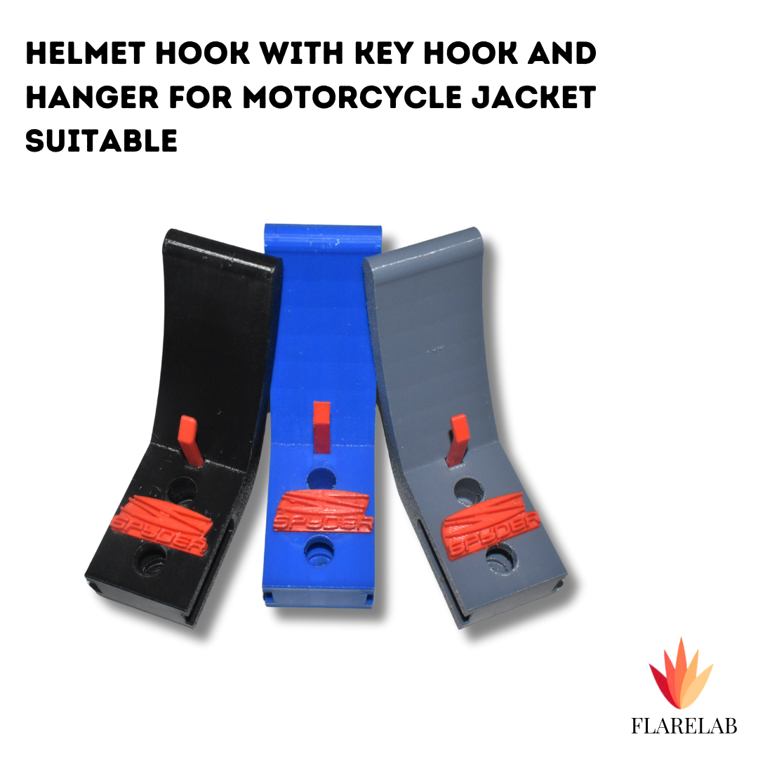 Helmet Holder for Spyder Helmet Hook with Key Hook and Hanger for Motorcycle Jacket Suitable