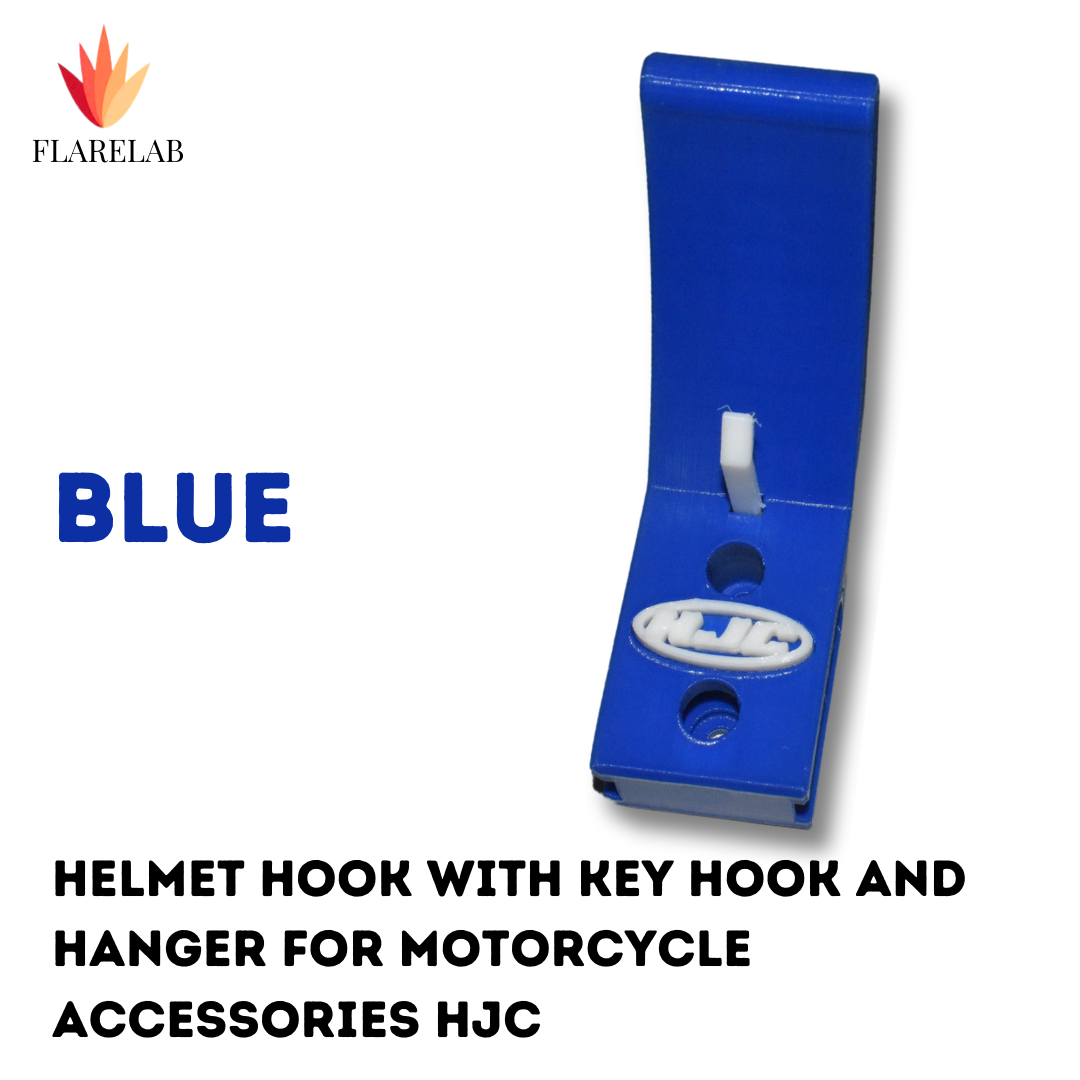 HJC Helmet Holder / Helmet Hook with Key Hook and Hanger for Motorcycle Accessories HJC Compatible