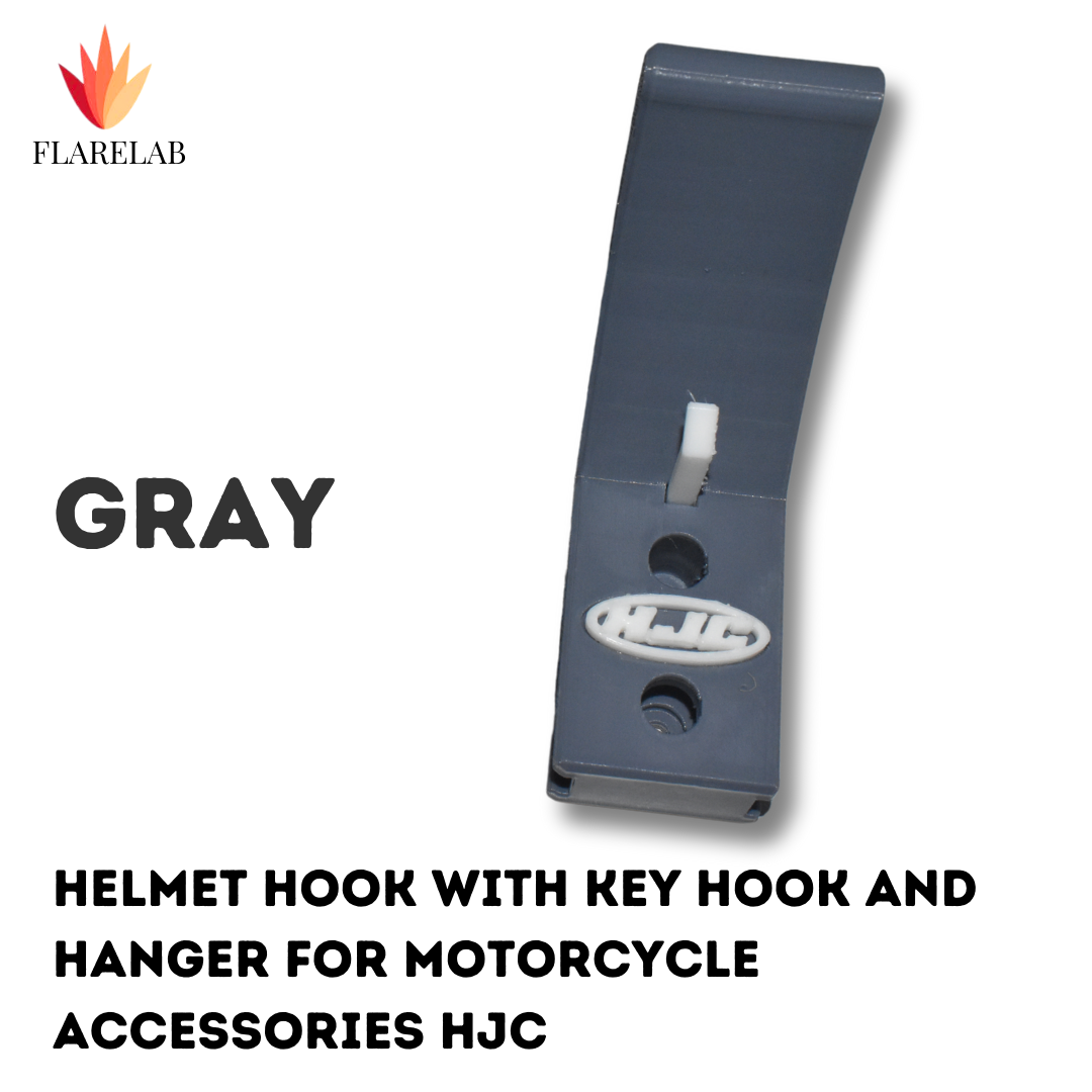 HJC Helmet Holder / Helmet Hook with Key Hook and Hanger for Motorcycle Accessories HJC Compatible