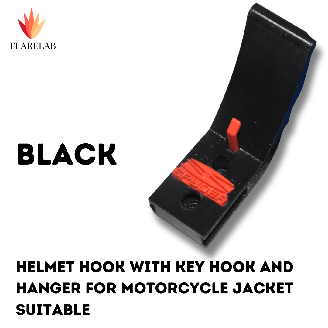 Helmet Holder for Spyder Helmet Hook with Key Hook and Hanger for Motorcycle Jacket Suitable