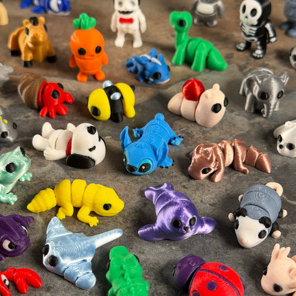 Random Mini Surprise Pack — 3D-Printed Multi-Pack | Flarelab Manila