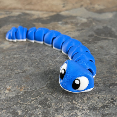 Chunky Wiggle Snake — 3D-Printed Articulated Flexi | Flarelab Manila