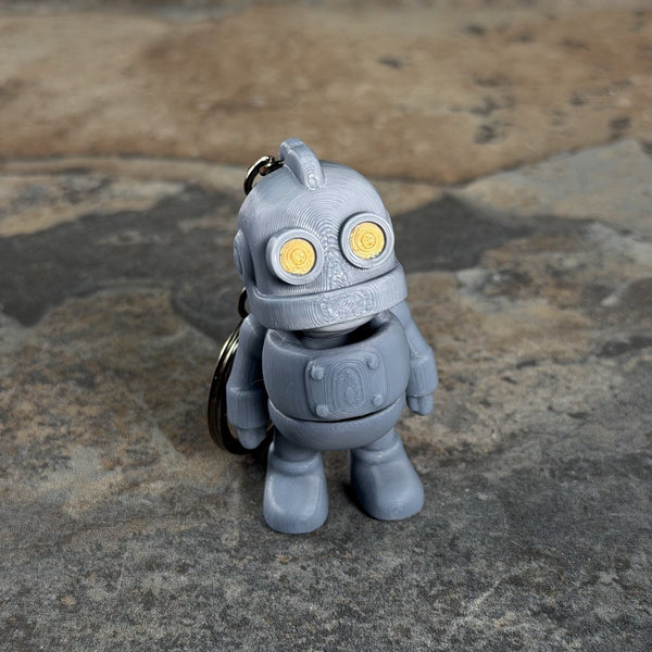 Robot — 3D-Printed Articulated Keychain | Flarelab Manila