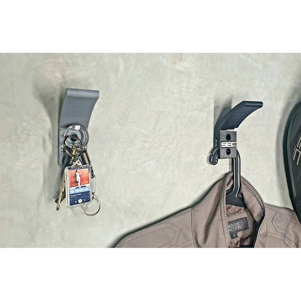 SEC Helmet Holder with Key Hook and Hanger for Motorcycle Jacket