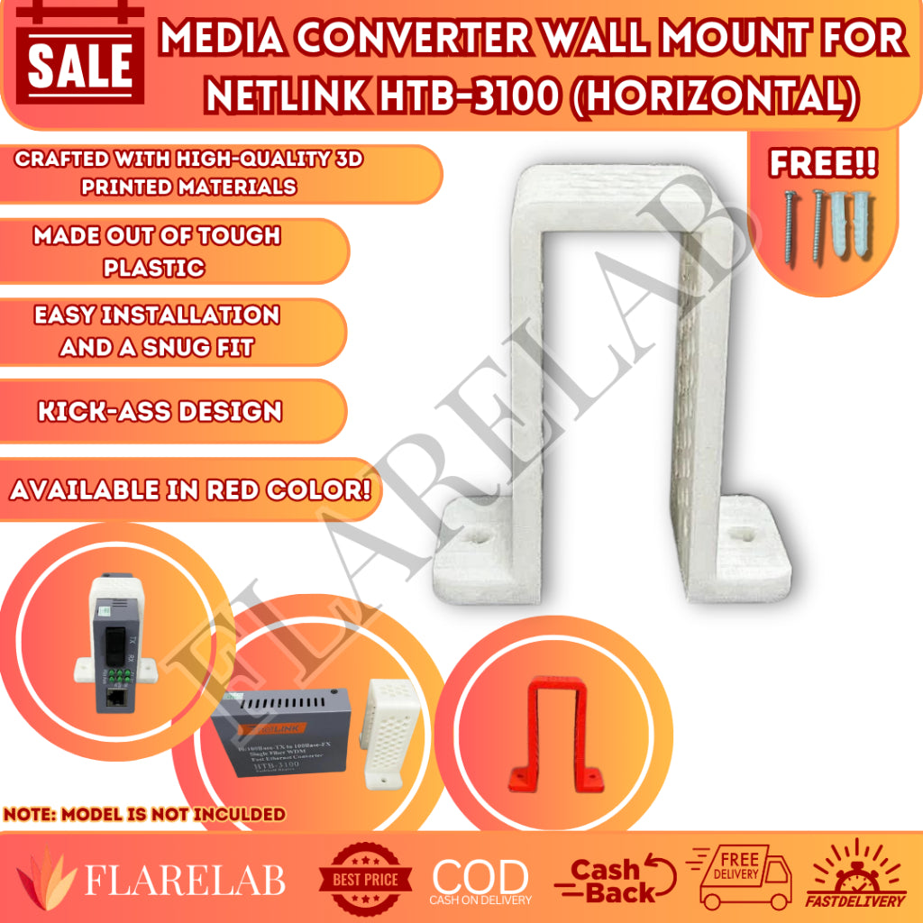 Media converter Wall Mount For NETLINK HTB-3100