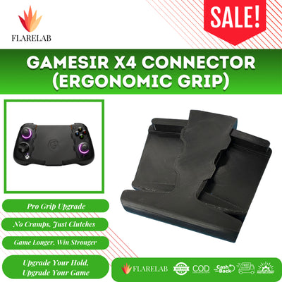 GameSir X4 Connector – Ergonomic Grip | Flarelab