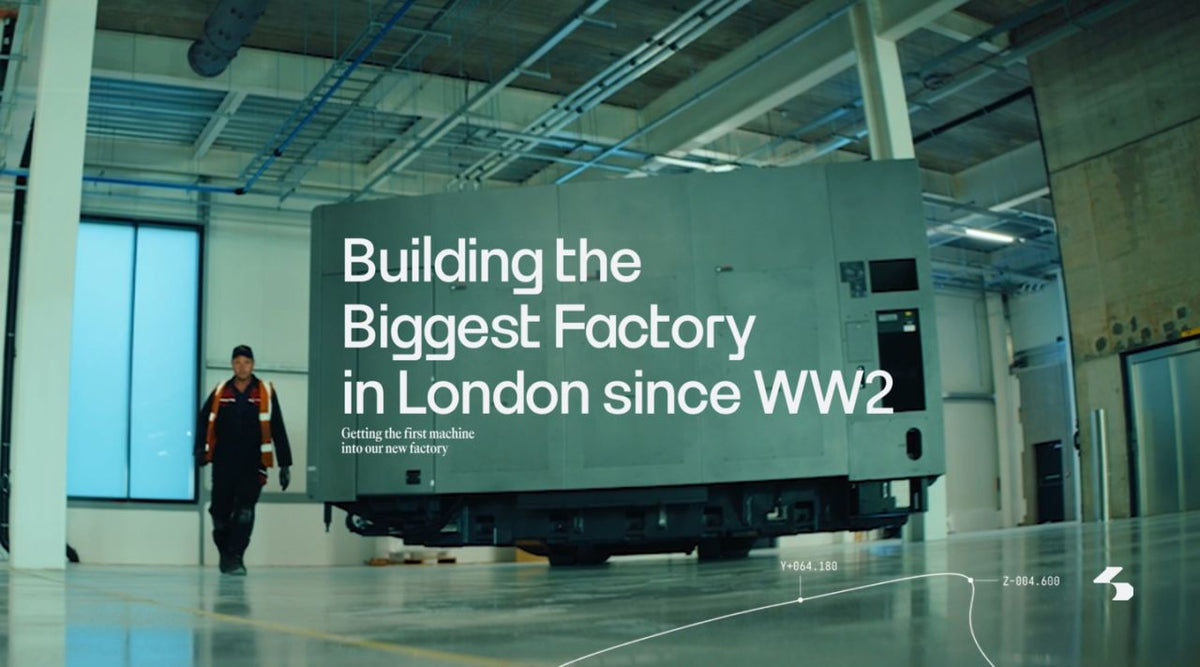 Isembard's new factory and headquarters in Southwark, central London, linked to metal 3D printing production