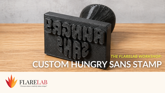 The Flarelab Workshop: Custom Hungry Sans Stamp