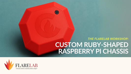 The FlareLab Workshop: Custom Ruby-Shaped Raspberry Pi Chassis