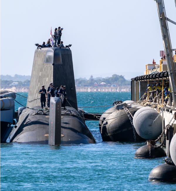 3D printed metal replacement components produced for a Royal Navy submarine during maintenance