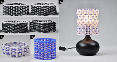 FilaLoom: When 3D Printing Meets Knitting and Embedded Thread