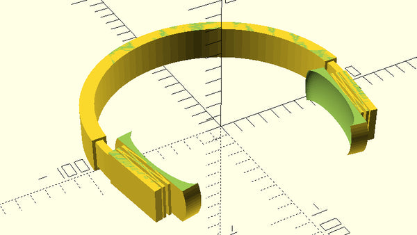 Hackaday featured image of a custom 3D-printed headset headband with spring-mounted earpieces