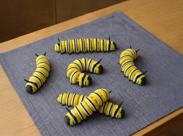 Realistic Flexi Monarch Caterpillar