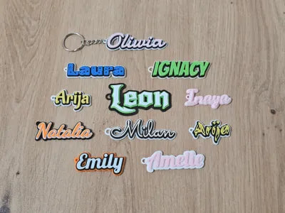 Customizable Keychain Personalized Tag