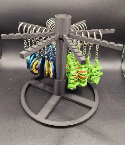 Keychain Display Rotating Stackable Storage Tower – Display Storage