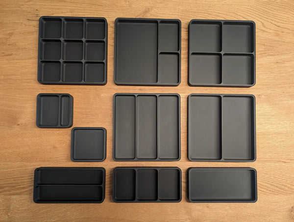 Parametric Sorting Tray Customizable Bins – Storage Organizer