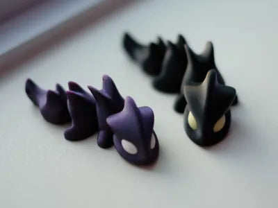 Mini Articulated Dragon Magnet/Keychain