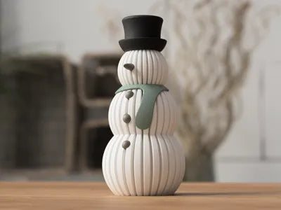 Christmas Snowman Decoration Tealight Glow Decor – Holiday Decor