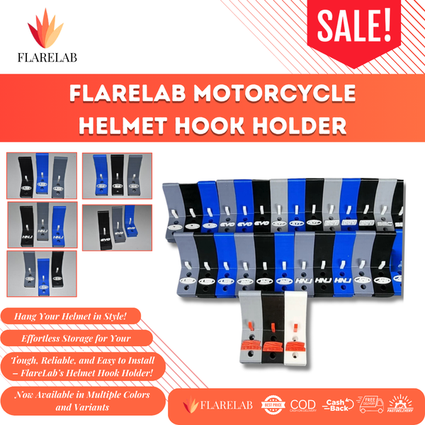 Motorcycle Helmet Hook Holder | Flarelab