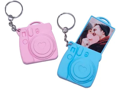Instax Retro Camera Keychain Photo Holder