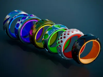 Fidget Spinner Ring Collection Wearable Fidget – Fidget Accessory