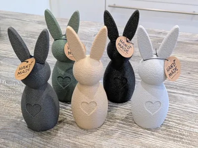 Modern Easter Bunny Sleek Holiday Decor