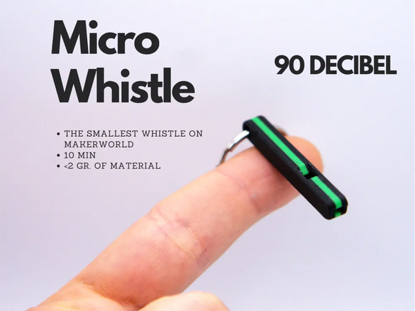 Micro Whistle Smallest Whistle Tiny Loud – Everyday Carry Tool