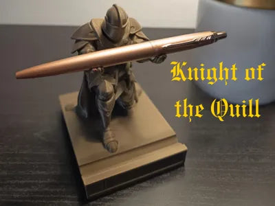 Knight of the Quill Medieval Pen Holder – Desk Decor