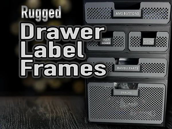 Rugged Drawer System Gridfinity Stackable – Tool Organizer