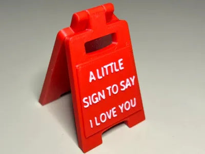 I Love You Miniature Sign Valentine's Decor – Romantic Decor