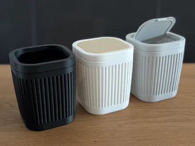 Desktop Trash Bin Mini Office Bin – Desk Decor