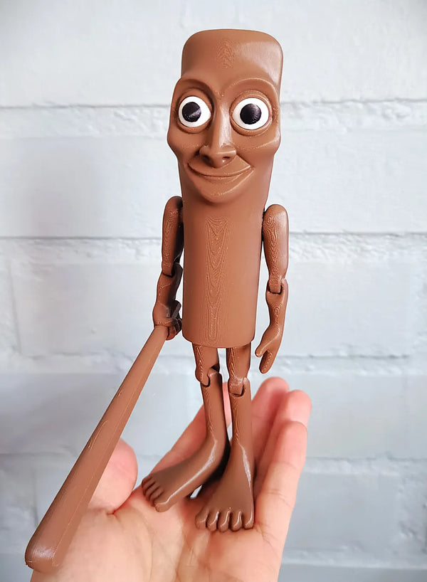 Tung Tung Tung Sahur Articulated Toy Viral Toy – Flexible Toy