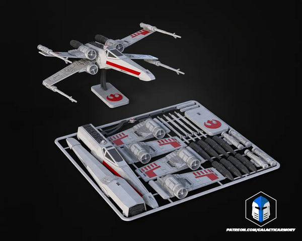 X-Wing Kit Card Star Wars Plane Kit – Model Kit
