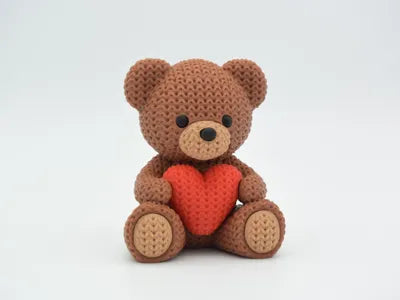Knitted Valentine's Day Teddy Bear Romance Decor – Holiday Decor