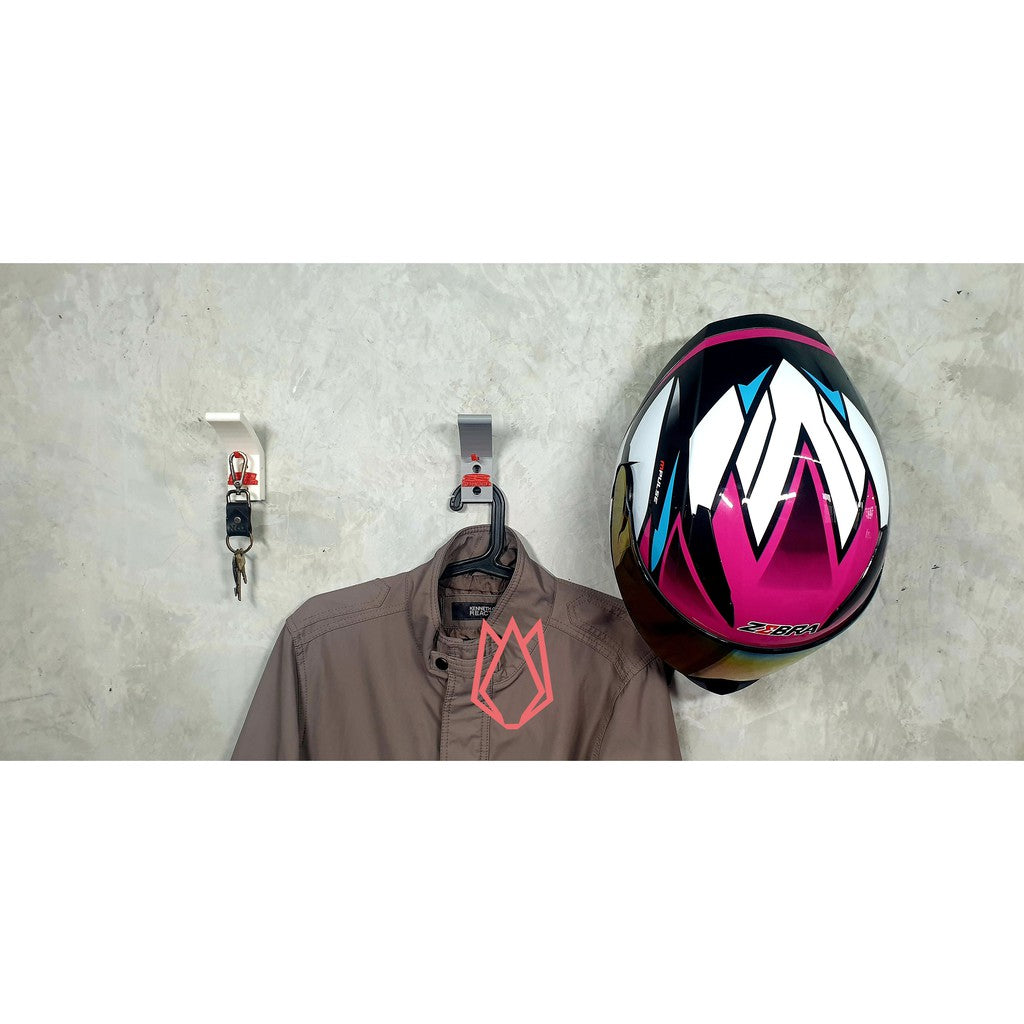 Helmet Holder for Spyder  Helmet Hook with Key Hook and Hanger for Motorcycle Jacket Suitable