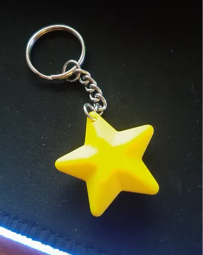 Star Keychain Simple Keychain