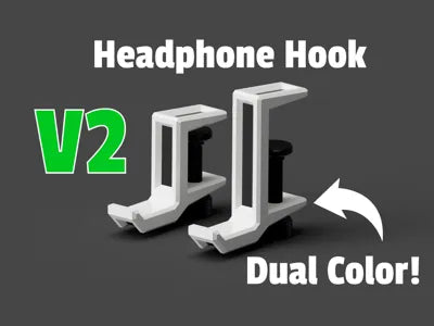 Modern Headphone Holder Desk Headset Stand – Audio Accessory