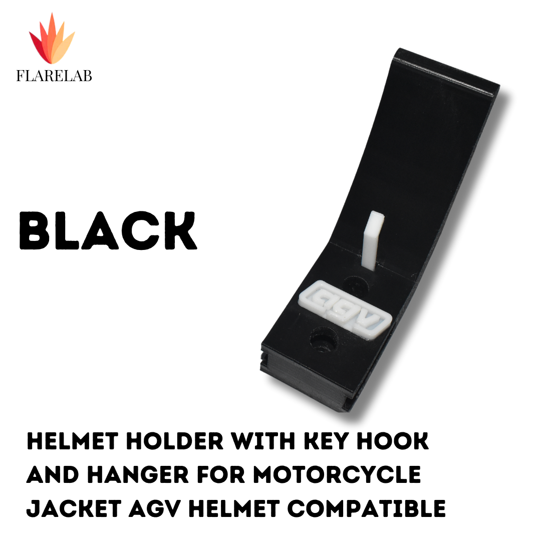 AGV Helmet Holder with Key Hook and Hanger for Motorcycle Jacket AGV Helmet Compatible