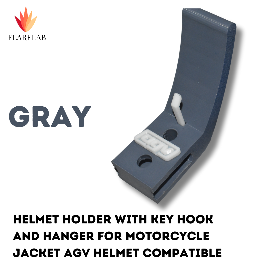 AGV Helmet Holder with Key Hook and Hanger for Motorcycle Jacket AGV Helmet Compatible