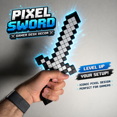 Minecraft Pixel Sword — 3D-Printed Cosplay Replica | Flarelab Manila