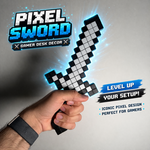 Minecraft Pixel Sword — 3D-Printed Cosplay Replica | Flarelab Manila