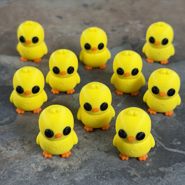 Tiny Chick Pack — 3D-Printed Mini Figures | Flarelab Manila