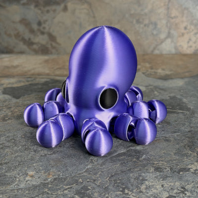 Giant Articulated Octopus — 3D-Printed Flexi Plush | Flarelab Manila