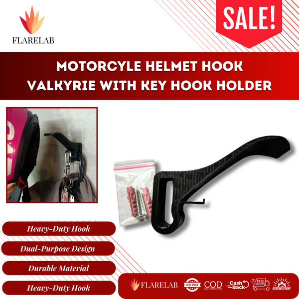 VALKYRIE Motorcycle Helmet Hook Holder | Flarelab